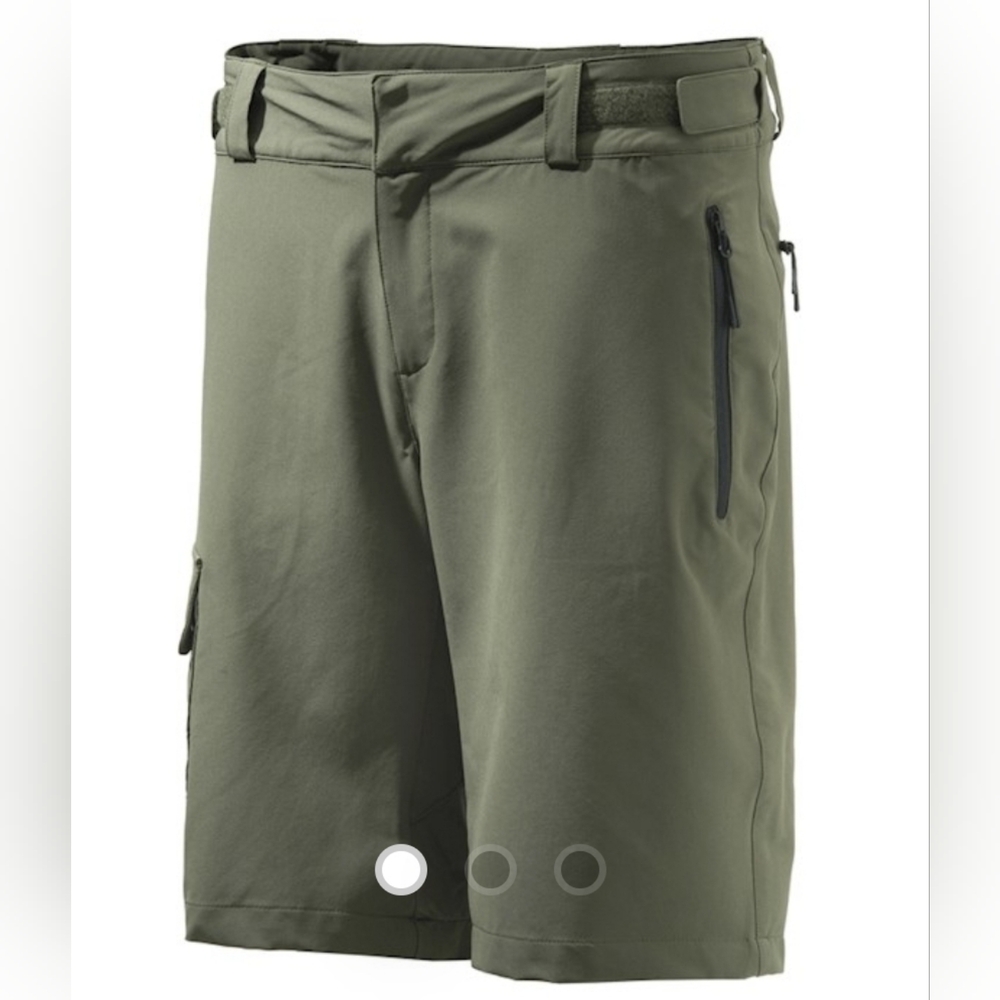Beretta Hunting‎ Green Hybrid Shorts with Durable Fabric and Relaxed Fit